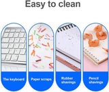 Mini vacuum cleaner, small vacuum cleaner, Mini cordless table vacuum, rechargeable, 360 Degree rotatable table vacuum, 7.9 x 7.9 x 6 cm, USB, White