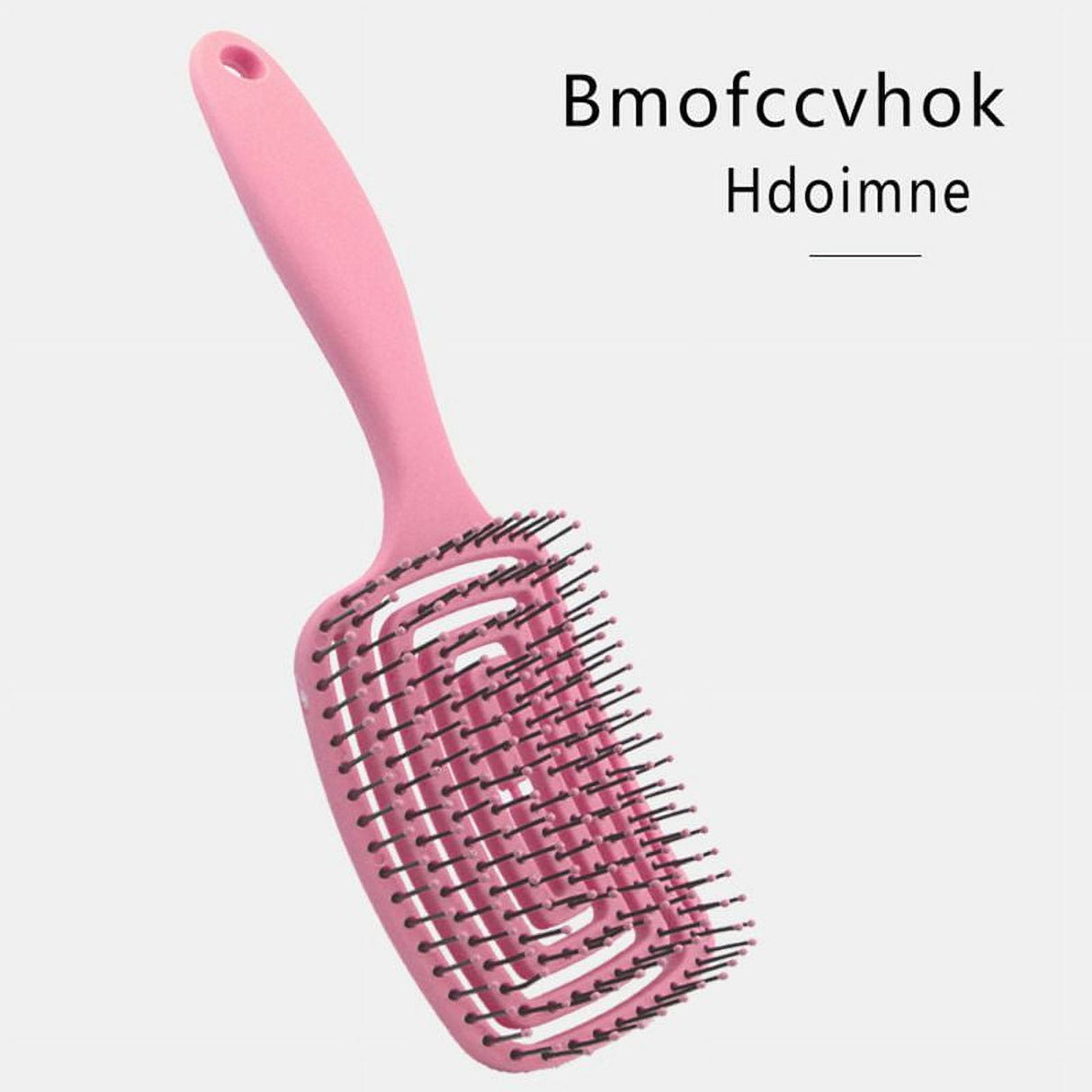 Curved Vented Hair Brushes for Women, Anti Frizz Hair Detangling Brush for Long Thick Curly Hair, Fast Drying Hair Detangler Wet Hair Brush Green