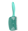Curved Vented Hair Brushes for Women, Anti Frizz Hair Detangling Brush for Long Thick Curly Hair, Fast Drying Hair Detangler Wet Hair Brush Green