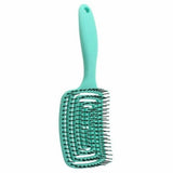 Curved Vented Hair Brushes for Women, Anti Frizz Hair Detangling Brush for Long Thick Curly Hair, Fast Drying Hair Detangler Wet Hair Brush Pink