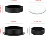 3 in 1 Burger Press Patty Maker,Plutput Hamburger Patty Maker Stuffed Burgers Press with 100p Burger Paper for BBQ Non-Stick Sliders Beef Burger Press (Black) - 45-Degree Angle