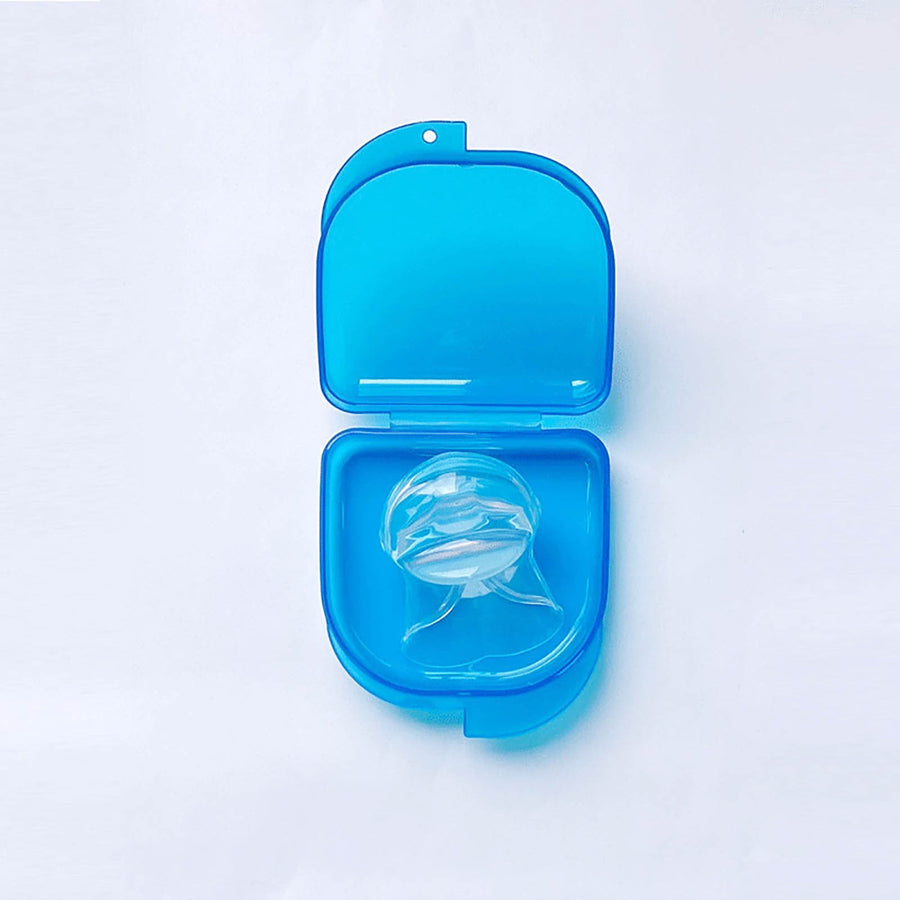 Silicone Anti Snoring Tongue Aid Reduce Snore Sleep Solution Stopper Device One Size Blue