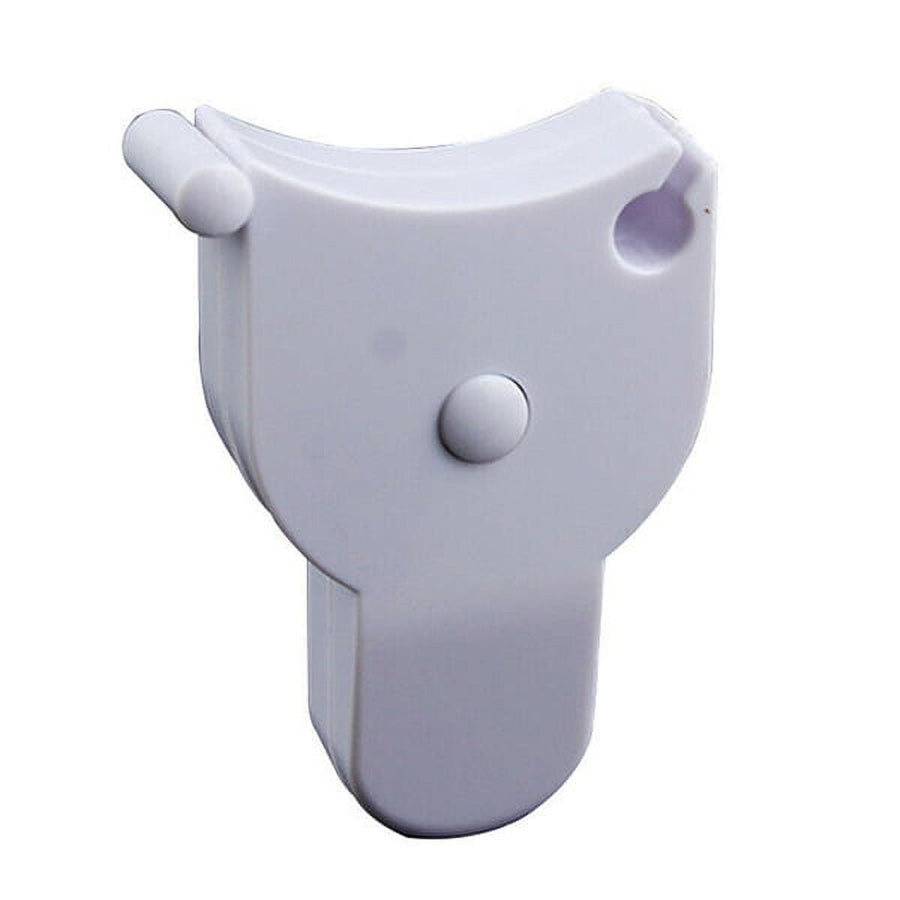 Body Measuring Tape, 60 Inch Retractable Measuring Tape for Body: Waist, Hip, Bust, Arms, and More (White) White