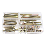 Plated Screws and Screws Replacement Parts Furniture Socket Head Screws for Furniture Cots Beds Crib Nut Assortment Sets for Bed Frame,Furniture,Chairs and Cabinets One Size Gold 2PCS