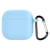 Pink for Apple Airpods 4 2024 model earphone cover silicone cover anti-fall and dustproof charging case case Blue