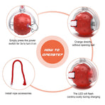 Interactive Cat Toy Ball – Smart Automatic Play with 3 Modes, Durable Silicone Material Red