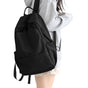 Unisex Lightweight Water-Resistant Backpack Black
