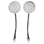 2pcs Range Hood Light Bulbs, Stainless Steel Range Hood LED Light Replacement Recessed Kitchen Range Hood Light