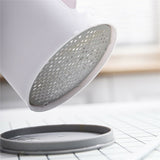 Toothbrush Holders Toothpaste Stand Bathroom Organizer Cup Kitchen Cutlery Rack Vanity Countertop Makeup Brush Pen Storage White Round - Low Angle
