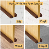 Draft Door Stopper 36 Inches, Draft Guard for Interior Door, Heavy Duty Door Sweep, Sound Proof Reduce Noise Keeping Warm in and Cold Out, Thicker Door Draft