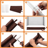 Draft Door Stopper 36 Inches, Draft Guard for Interior Door, Heavy Duty Door Sweep, Sound Proof Reduce Noise Keeping Warm in and Cold Out, Thicker Door Draft