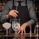 Bar Spoon Cocktail Mixing Stirrers for Drink, Stainless Steel 12 Inches Long Handle, Silver 4 Pieces