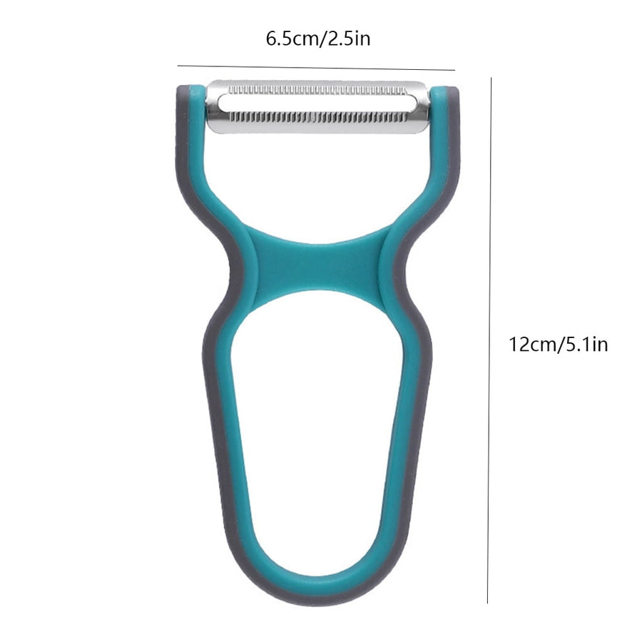 3 Pieces Vegetable Peeler Set For Potato Fruit Non-Slip Home Kitchen Peeling Tool Random Color