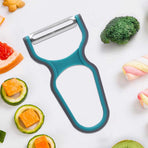3 Pieces Vegetable Peeler Set For Potato Fruit Non-Slip Home Kitchen Peeling Tool Random Color