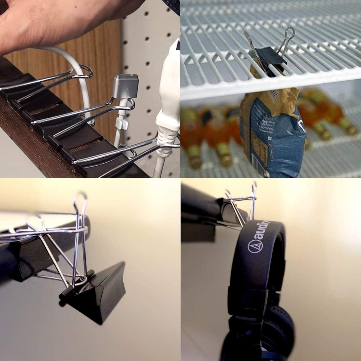 Extra Large Binder Clips Jumbo Binder Clips Big Metal Paper Clamps