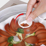 Mesh Food Covers Microwave Cover Dome Tent Bakery Dessert Microwave Splatter Guard Picnic Food Net Food Cover Home Food Protective Cover Home Food Cover Display Cover Cake,9.05in*9.05in 23x9.5cm Silver