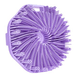 The Sud Bud Silicone Body Scrubber - Exfoliating for Sensitive Skin, Shower Use, Hanging Design, Durable Massage Brush,##grey/1 pc #purple