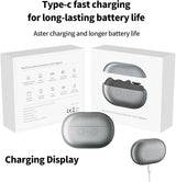 Smart Nail Clippers, Electric Toenail Clippers for Seniors and Babies, 2026 3-in-1 Electric Nail Clippers and Polisher (with LED Light, USB Port, and Nail Clipper Storage Case) (Black) White - Extra Image