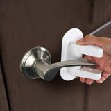 Door Lever Lock (2 Pack) Child Proof Doors & Handles 3M Adhesive - Child Safety