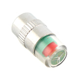 4pcs Car Tire Pressure Monitor Gauge Valve Stem Caps Sensor Indicator 3 Color Eye Alert