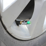 4pcs Car Tire Pressure Monitor Gauge Valve Stem Caps Sensor Indicator 3 Color Eye Alert