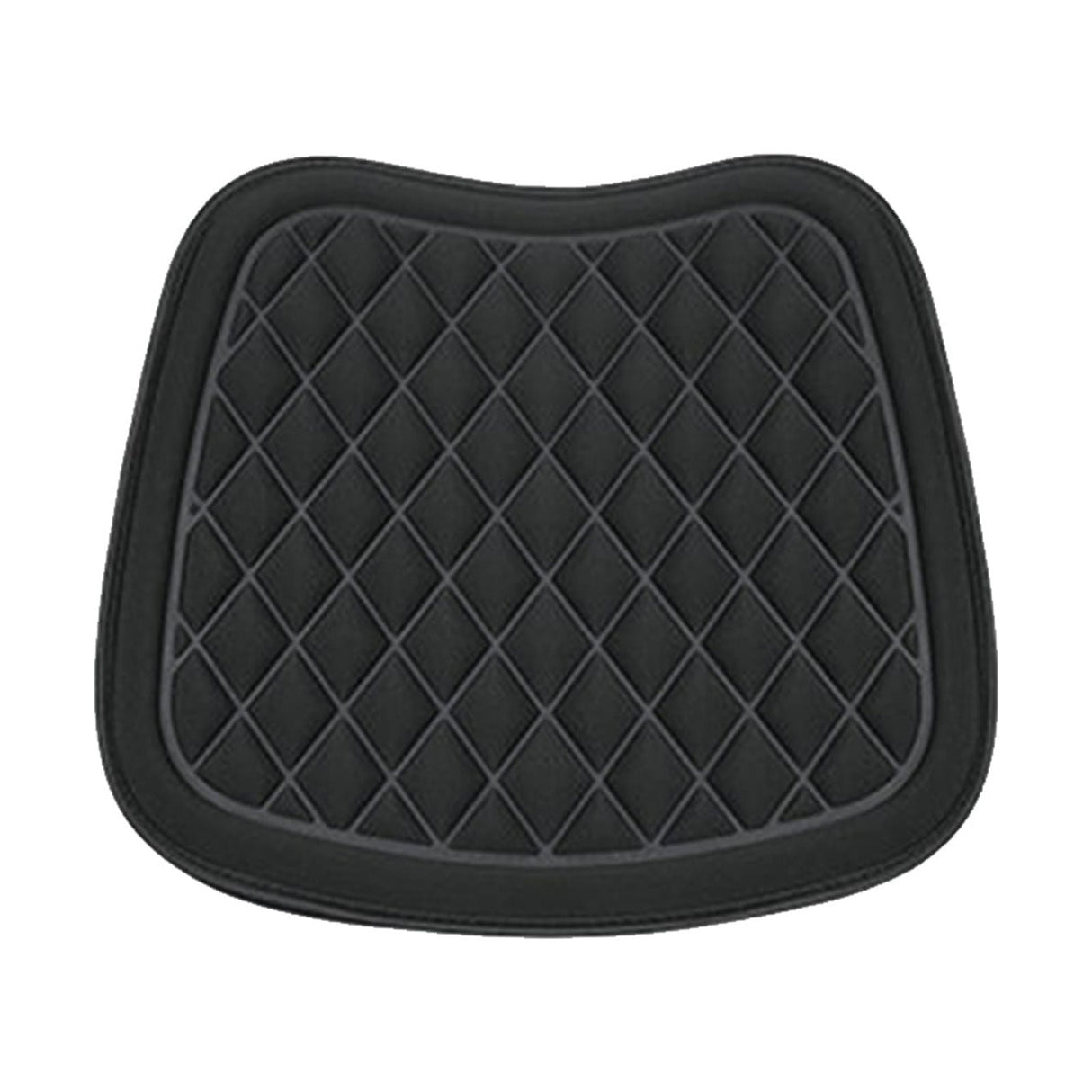 Car Seat Cushion, Driver Seat Cushion with Comfort Memory Foam & Non-Slip Rubber Bottom, Car Seat Pad Works with 95% of Vehicles and Office Chair or Home 17.3" x 18.9" Black