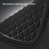 Car Seat Cushion, Driver Seat Cushion with Comfort Memory Foam & Non-Slip Rubber Bottom, Car Seat Pad Works with 95% of Vehicles and Office Chair or Home 17.3
