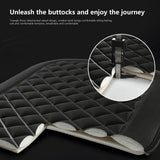 Car Seat Cushion, Driver Seat Cushion with Comfort Memory Foam & Non-Slip Rubber Bottom, Car Seat Pad Works with 95% of Vehicles and Office Chair or Home 17.3