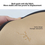 Car Seat Cushion, Driver Seat Cushion with Comfort Memory Foam & Non-Slip Rubber Bottom, Car Seat Pad Works with 95% of Vehicles and Office Chair or Home 17.3" x 18.9" Black