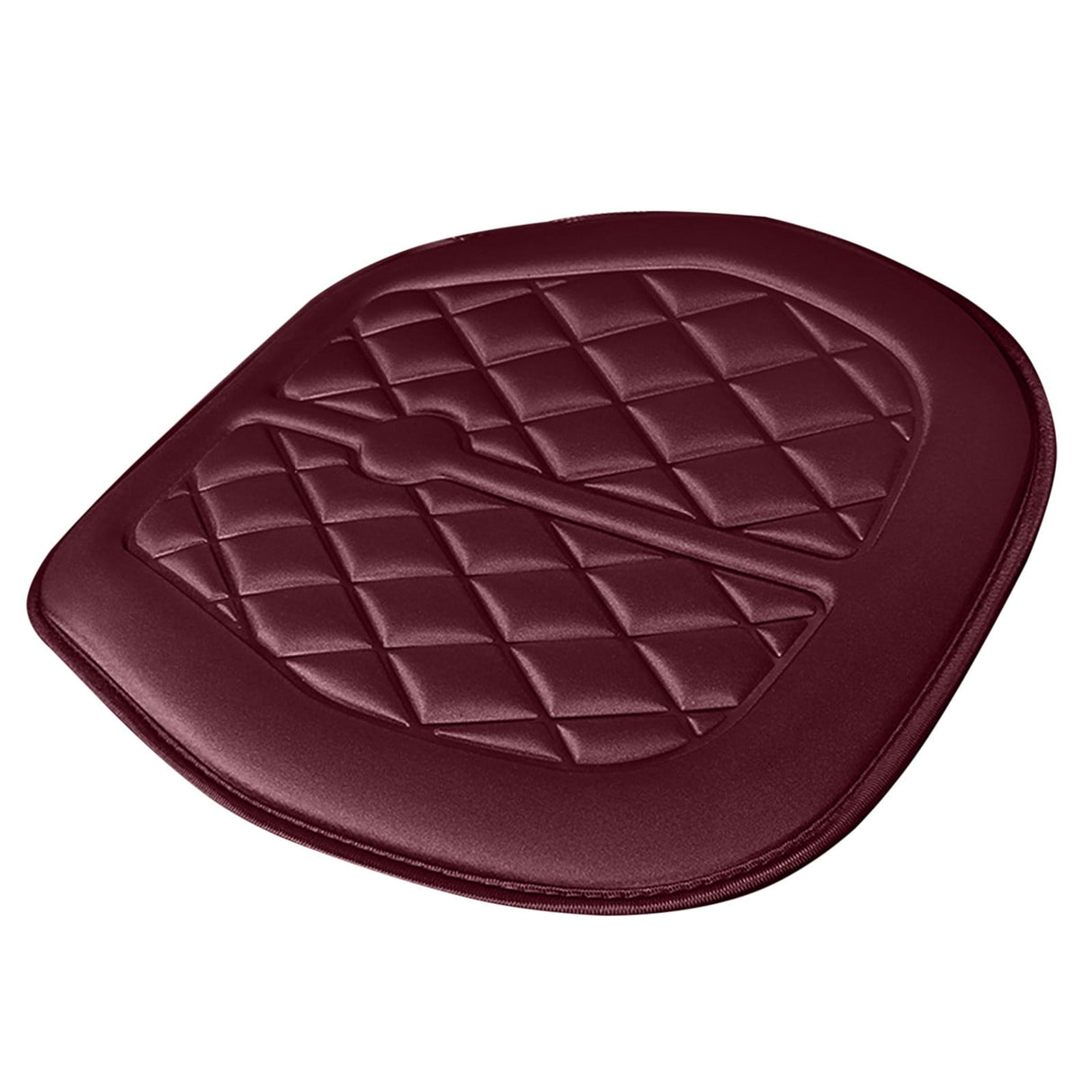 Car Seat Cushion, Driver Seat Cushion with Comfort Memory Foam & Non-Slip Rubber Bottom, Car Seat Pad Works with 95% of Vehicles and Office Chair or Home 48x48cm/18.89x18.89 inches Black