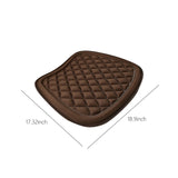 Car Seat Cushion, Driver Seat Cushion with Comfort Memory Foam & Non-Slip Rubber Bottom, Car Seat Pad Works with 95% of Vehicles and Office Chair or Home 44x48cm/17.32x18.9 inches Coffee