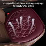 Car Seat Cushion, Driver Seat Cushion with Comfort Memory Foam & Non-Slip Rubber Bottom, Car Seat Pad Works with 95% of Vehicles and Office Chair or Home 48x48cm/18.89x18.89 inches Gray