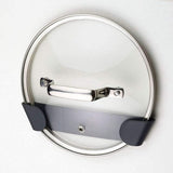 Pan Lid Holder, Pot Lid Organizer for Cabinet Door, Pan Pot Cover Holder for Kitchen, Set of 4 - Side View