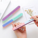 7 Way Nail File and Buffer Block Nail Buffering Files 7 Steps Washable Emery Boards Professional Manicure Tools Random Color-1PC