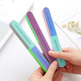 7 Way Nail File and Buffer Block Nail Buffering Files 7 Steps Washable Emery Boards Professional Manicure Tools Random Color-1PC