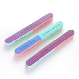 7 Way Nail File and Buffer Block Nail Buffering Files 7 Steps Washable Emery Boards Professional Manicure Tools Random Color-1PC