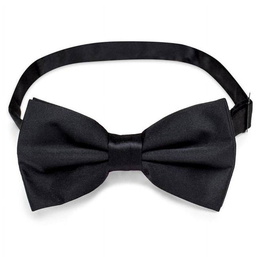 Formal Black Casino & Poker Dealer Pre-tied Adjustable Bow Tie