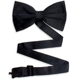 Formal Black Casino & Poker Dealer Pre-tied Adjustable Bow Tie