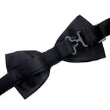 Formal Black Casino & Poker Dealer Pre-tied Adjustable Bow Tie