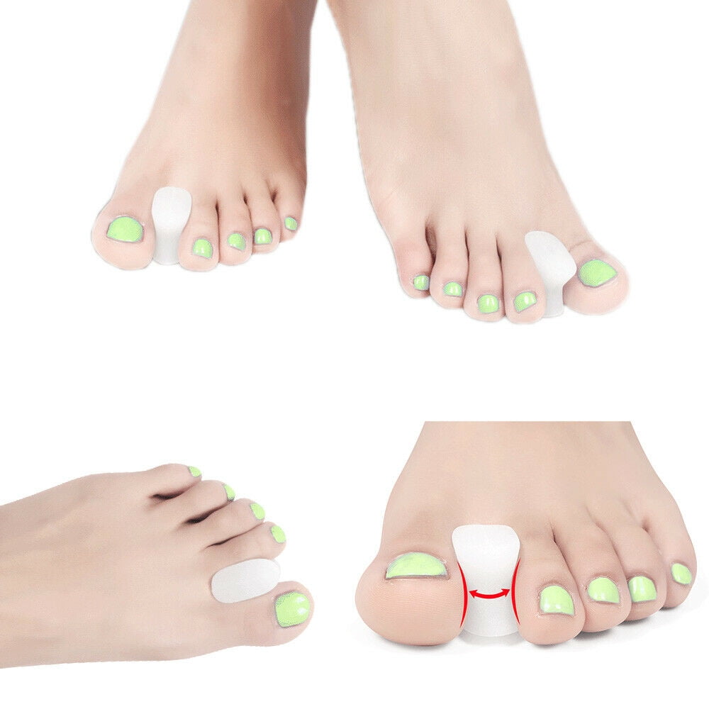 Silicone Gel Toe Separator Orthotics Bunion Toes Spacer Pain Reliever 12Pcs