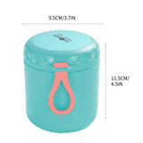 Food Warm Thermal Leakproof Vacuum Stainless Reusable Lunch Box Green