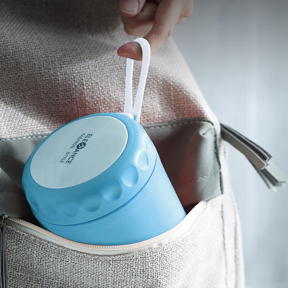 Food Warm Thermal Leakproof Vacuum Stainless Reusable Lunch Box Light Blue◈18 OZ