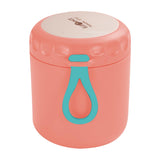 Food Warm Thermal Leakproof Vacuum Stainless Reusable Lunch Box Pink◈18 OZ - Front View