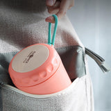 Food Warm Thermal Leakproof Vacuum Stainless Reusable Lunch Box Pink◈18 OZ - Side View
