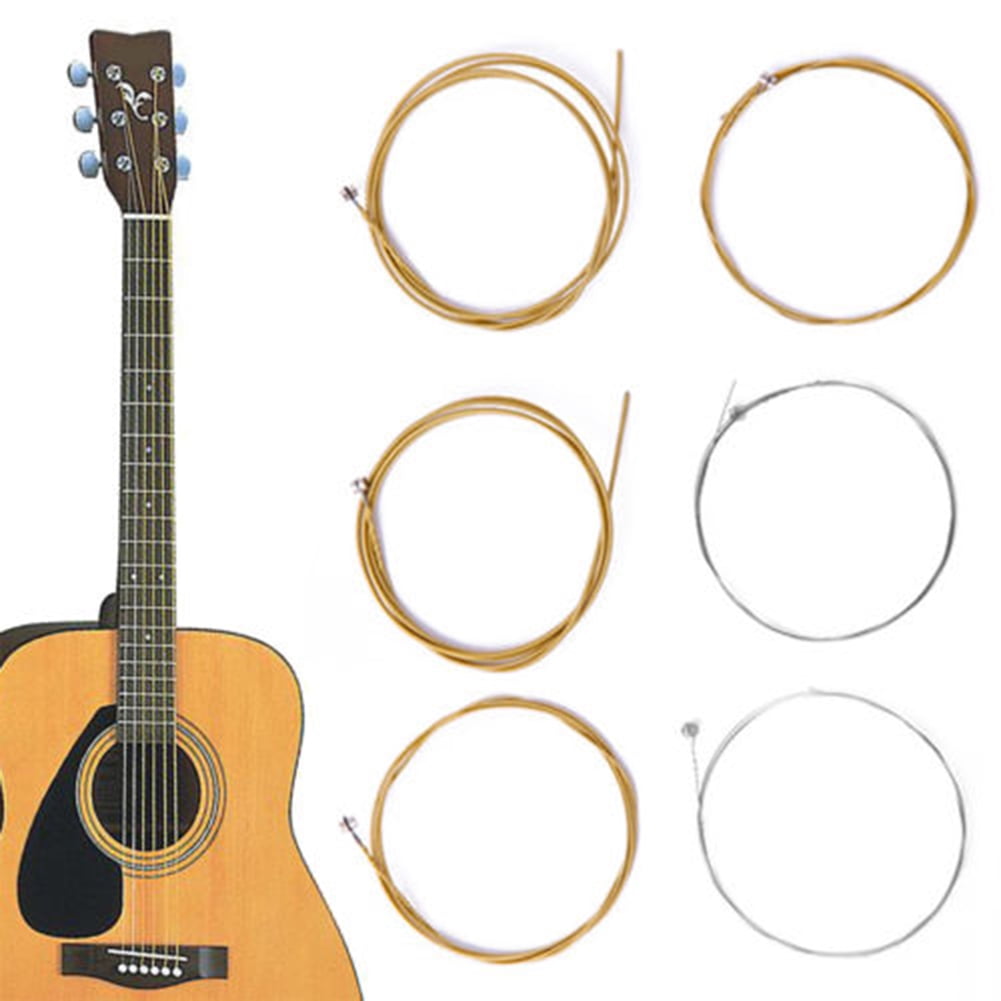 Acoustic Guitar Strings, Phosphor Bronze Extra Light Steel Strings 6-Piece Bronze