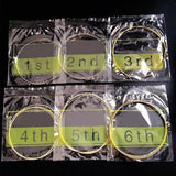 Acoustic Guitar Strings, Phosphor Bronze Extra Light Steel Strings 6-Piece Bronze