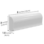 6 Slots Toothbrush Holders Wall Mounted, RV Mirror Toothbrush Organizer Hanger with Cover, Self Adhesive Toothbrush Storage Stand Rack