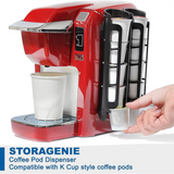 2pcs Coffee Pod Holder Side Mount for K Cup Pods Dispenser for Single- Coffee Makers Black