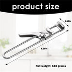 Stainless Steel Can Opener Manual Multifunctional Labor Saving Can Opener Kitchen Creative Can Opener Tool Easily Open Cans Of Various Sizes, 3PC Silver