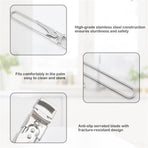 Stainless Steel Can Opener Manual Multifunctional Labor Saving Can Opener Kitchen Creative Can Opener Tool Easily Open Cans Of Various Sizes, 3PC Silver